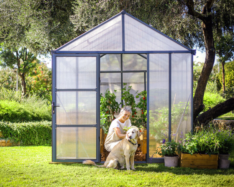 Palram Invernadero Glory 9 M² -Gris Palram Invernadero Glory 9 M² -Gris