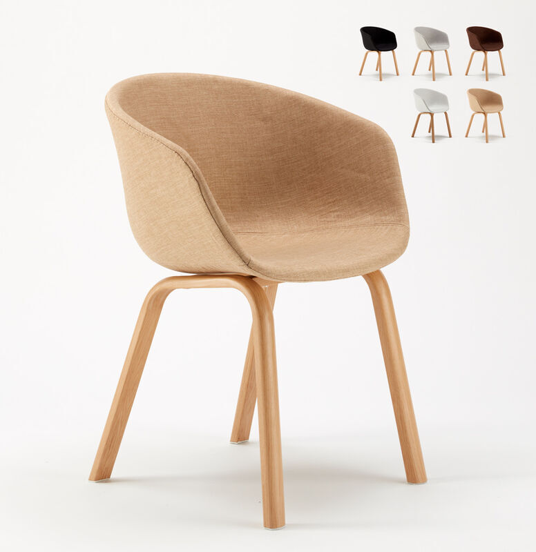 AHD AMAZING HOME DESIGN Silla de Metal Madera y Tejido para Cocina Bar Diseño Nórdico Komoda AHD AMAZING HOME DESIGN Silla de Metal Madera y Tejido para Cocina Bar Diseño Nórdico Komoda