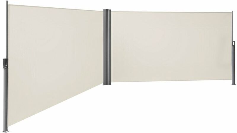 SONGMICS 160 x 600cm Cortavientos Toldo bilateral Pantalla protectora de SONGMICS 160 x 600cm Cortavientos Toldo bilateral Pantalla protectora de