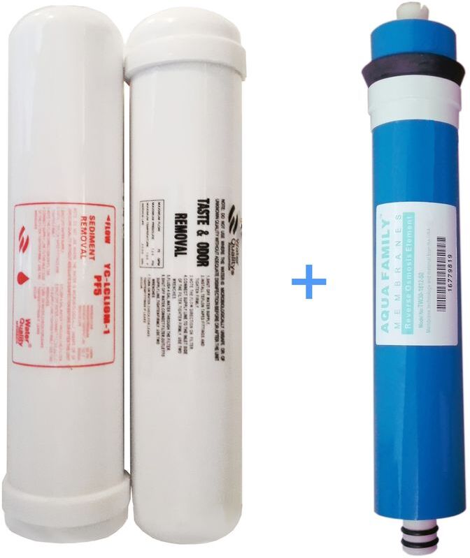 HIDROTEK Juego 2 filtros y membrana ósmosis acuario HIDROTEK Juego 2 filtros y membrana ósmosis acuario