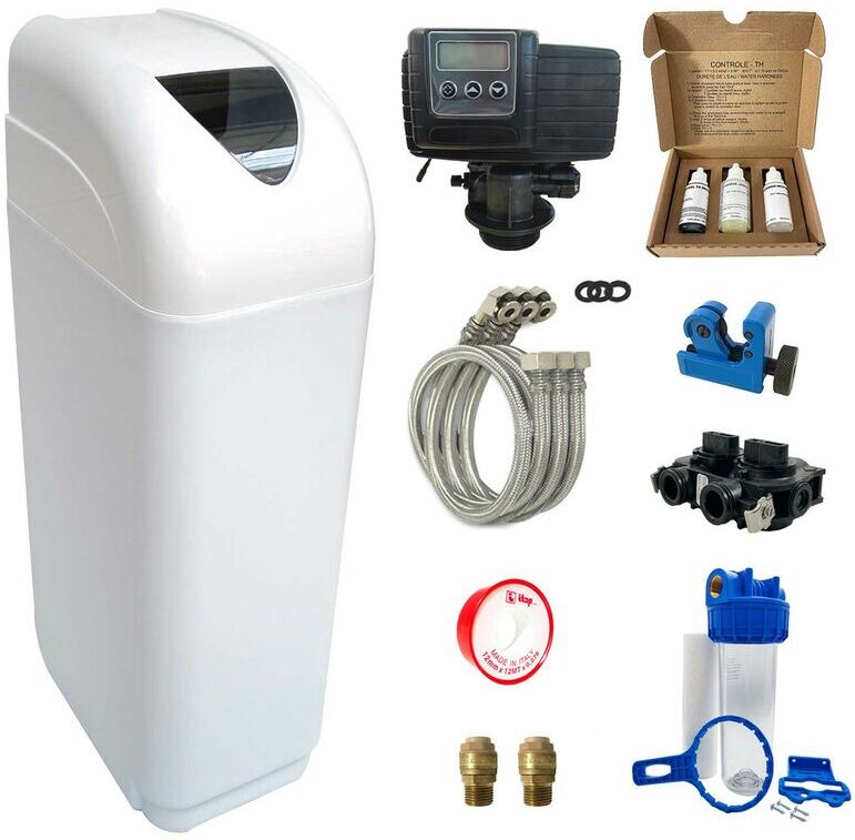 PENTAIR Suavizador de agua 10L Fleck 5600 SXT completo con prefiltraci?n y PENTAIR Suavizador de agua 10L Fleck 5600 SXT completo con prefiltraci?n y