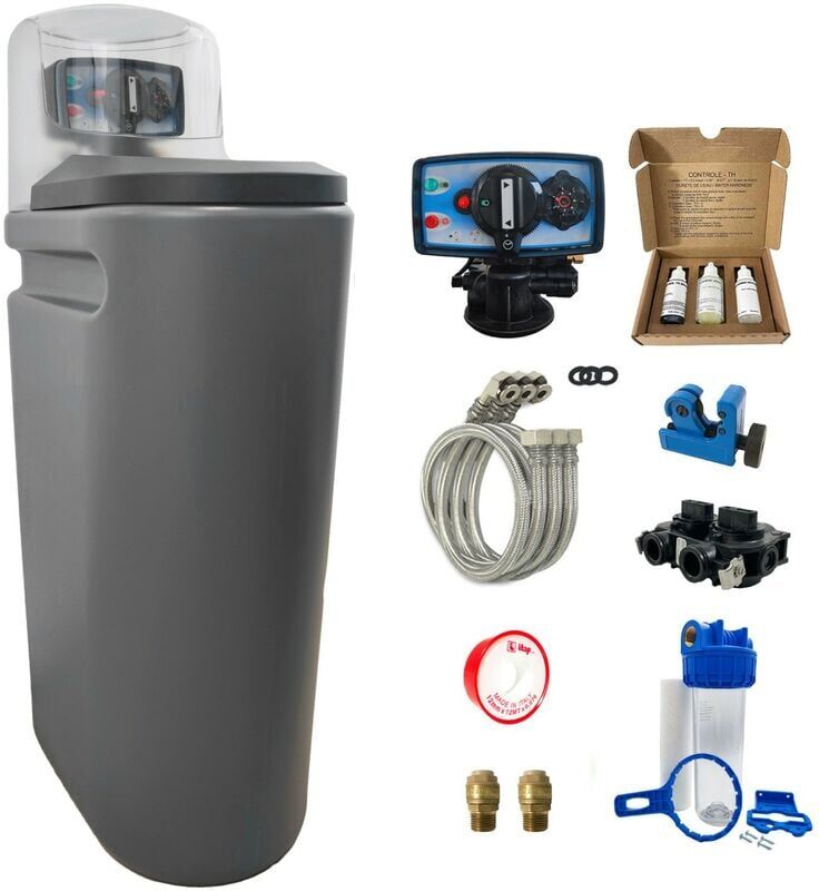 PENTAIR Suavizador de agua 16L Fleck 5600 MC completo con prefiltraci?n y PENTAIR Suavizador de agua 16L Fleck 5600 MC completo con prefiltraci?n y