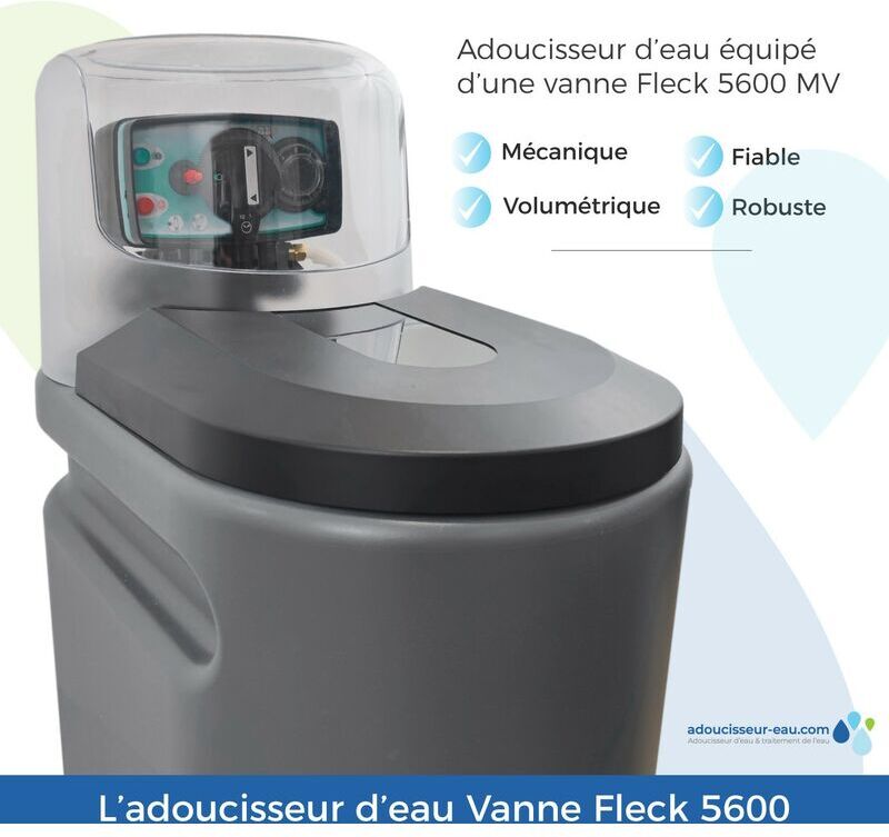 PENTAIR Suavizador de agua 30L Fleck 5600 MV v?lvula volum?trica mec?nica