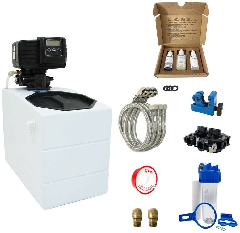 PENTAIR Suavizador de agua 4L Fleck 5600 SXT completo con prefiltraci?n y PENTAIR Suavizador de agua 4L Fleck 5600 SXT completo con prefiltraci?n y