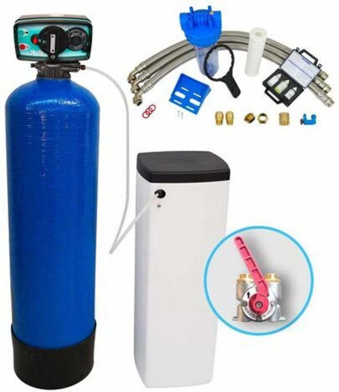 PENTAIR Suavizador de agua bi-bloque 20L Fleck 5600 SXT completo con PENTAIR Suavizador de agua bi-bloque 20L Fleck 5600 SXT completo con