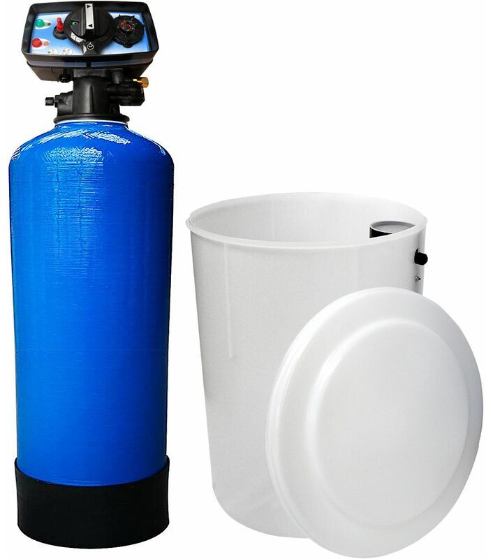 PENTAIR Suavizador de agua bi-bloque 50L Fleck 5600 MC v?lvula cronom?trica