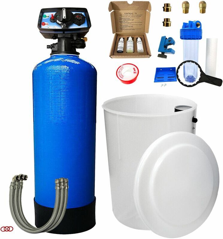 PENTAIR Suavizador de agua bi-bloque 75L Fleck 5600 MV completo con PENTAIR Suavizador de agua bi-bloque 75L Fleck 5600 MV completo con