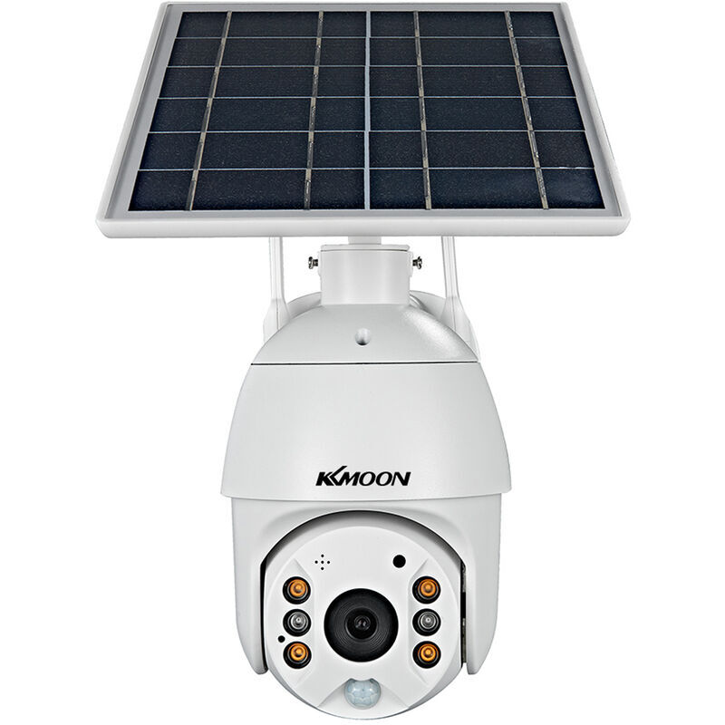 HAPPYSHOPPING Camara de seguridad inalambrica con panel solar 1080P, impermeable al HAPPYSHOPPING Camara de seguridad inalambrica con panel solar 1080P, impermeable al