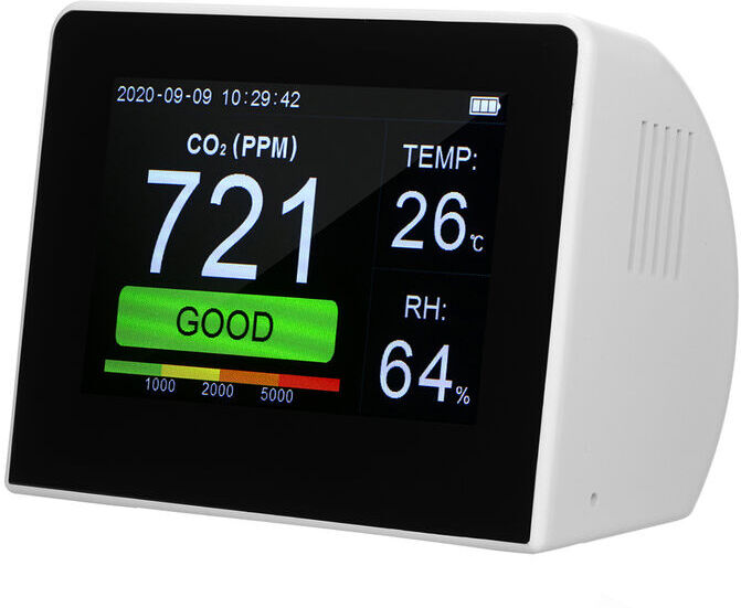 HAPPYSHOP Detector de dioxido de carbono detector de thermohygrometer domestica HAPPYSHOP Detector de dioxido de carbono detector de thermohygrometer domestica