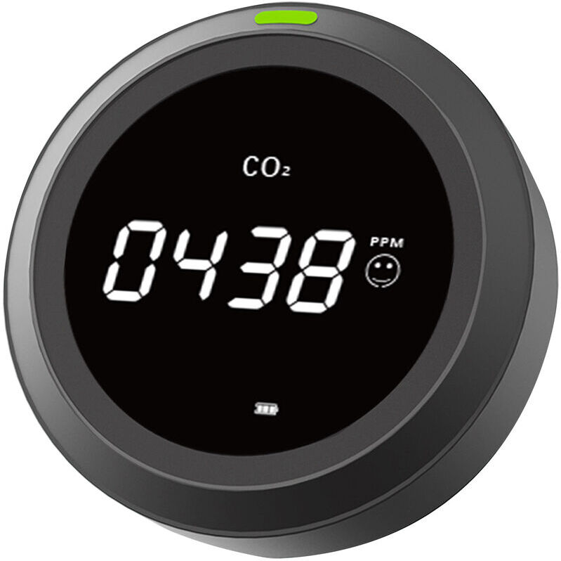 HAPPYSHOP Detector de di¨®xido de carbono Sistema de alarma visual de di¨®xido de HAPPYSHOP Detector de di¨®xido de carbono Sistema de alarma visual de di¨®xido de