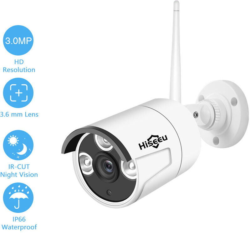 Asupermall - Sistema de Vigilancia, White 2.0MP 1080P camara IP de Asupermall - Sistema de Vigilancia, White 2.0MP 1080P camara IP de