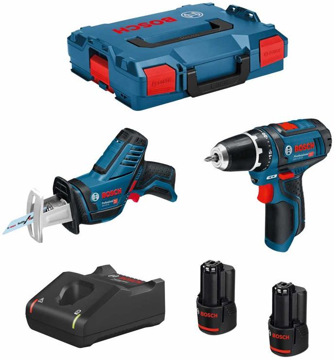 BOSCH Kit 12V B12GSRGSA2bat3a-40 (GSR 12V-15 + GSA 12V-14 + 2 x 3,0 Ah BOSCH Kit 12V B12GSRGSA2bat3a-40 (GSR 12V-15 + GSA 12V-14 + 2 x 3,0 Ah