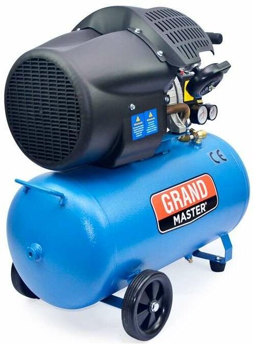 Grandmaster - Compresor de Aire 100 Litros 220V, Dos Cilindros Grandmaster - Compresor de Aire 100 Litros 220V, Dos Cilindros