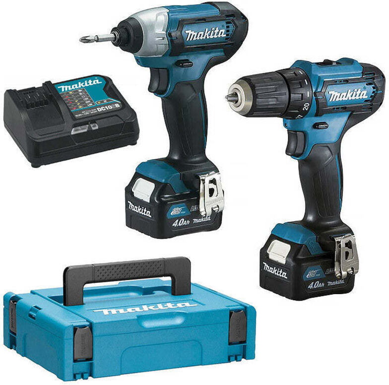MAKITA Juego de 2 máquinas Makita CLX224SMJ - Taladro y destornillador MAKITA Juego de 2 máquinas Makita CLX224SMJ - Taladro y destornillador