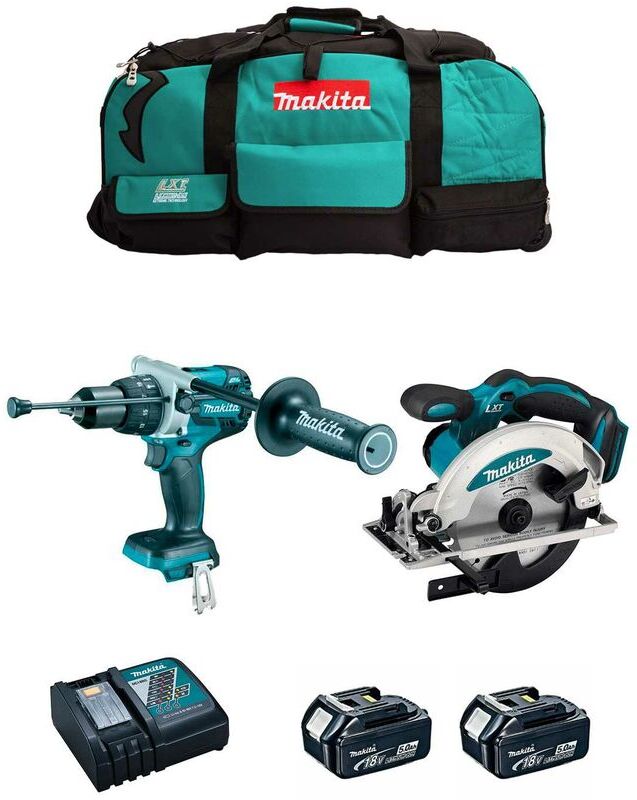 MAKITA Kit MK208 (DHP481 + DSS610 + 2 x 5,0 Ah + DC18RC + LXT600) MAKITA Kit MK208 (DHP481 + DSS610 + 2 x 5,0 Ah + DC18RC + LXT600)