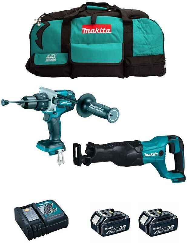 MAKITA Kit MK209 (DHP481 + DJR186 + 2 x 5,0 Ah + DC18RC + LXT600) MAKITA Kit MK209 (DHP481 + DJR186 + 2 x 5,0 Ah + DC18RC + LXT600)
