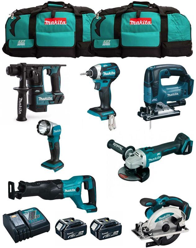 MAKITA Kit MK703 (DHR171 + DGA504 + DTD154 + DJR186 + DJV182 + DSS610 + MAKITA Kit MK703 (DHR171 + DGA504 + DTD154 + DJR186 + DJV182 + DSS610 +