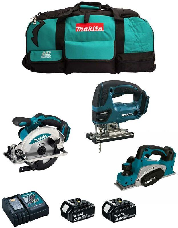 MAKITA Kit MPK18323B (DKP180 + DSS610 + DJV180 + 2 x 3,0 Ah + DC18RC + MAKITA Kit MPK18323B (DKP180 + DSS610 + DJV180 + 2 x 3,0 Ah + DC18RC +