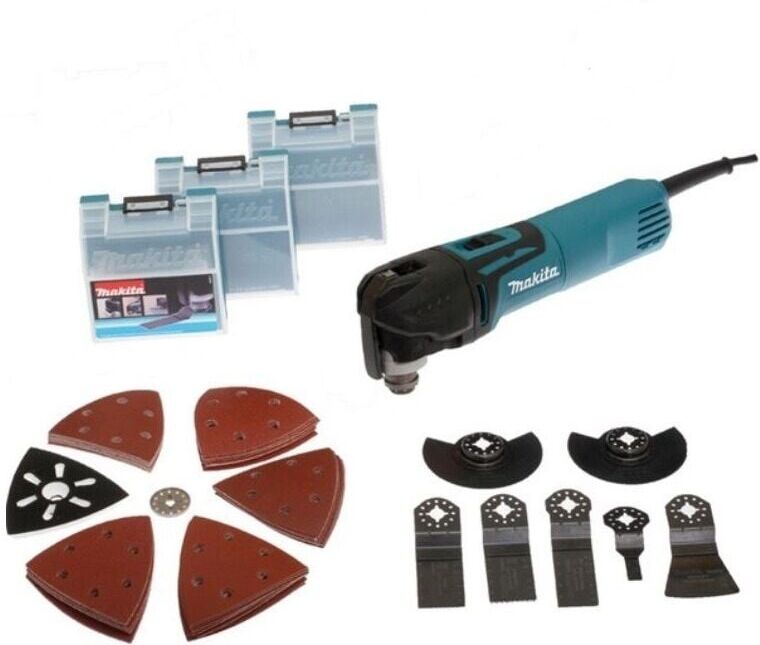 MAKITA Cortadora-lijadora multifuncional MAKITA 320W + accesorios en caja MAKITA Cortadora-lijadora multifuncional MAKITA 320W + accesorios en caja