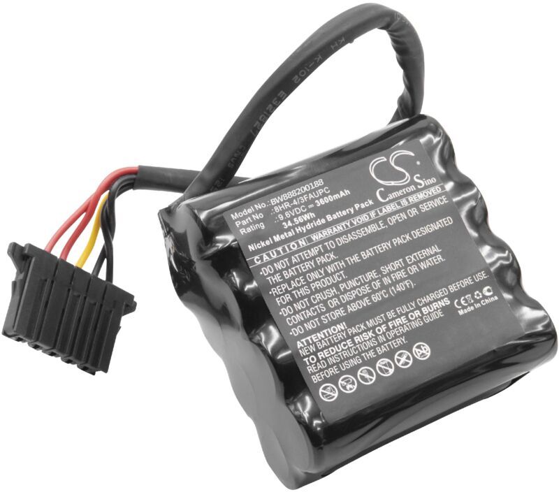 VHBW Batería NiMH 3600mAh (9.6V) para CNC como Okuma 8HR-4/3FAUPC, VHBW Batería NiMH 3600mAh (9.6V) para CNC como Okuma 8HR-4/3FAUPC,