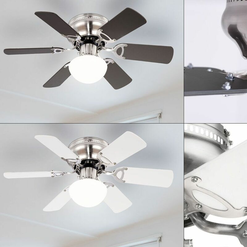 ETC-SHOP Ventilador de techo 3 pasos interruptor de tiro lámpara de sala de ETC-SHOP Ventilador de techo 3 pasos interruptor de tiro lámpara de sala de