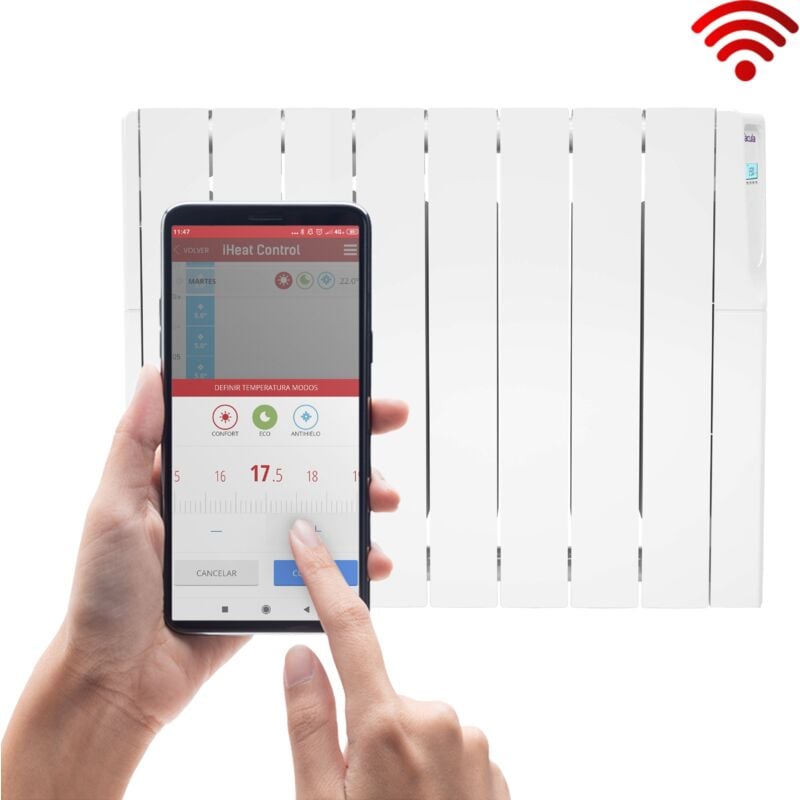 FACULA Emisor Térmico Cerámico Serie Volcano Connect 1500w FACULA Emisor Térmico Cerámico Serie Volcano Connect 1500w