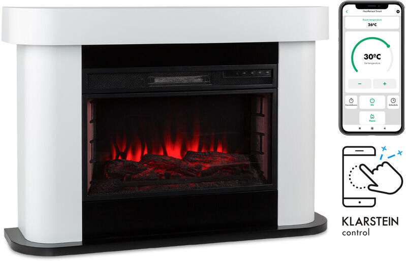 Klarstein Klarstein Aargau Smart Chimenea eléctrica 1000/2000W Led Klarstein Klarstein Aargau Smart Chimenea eléctrica 1000/2000W Led