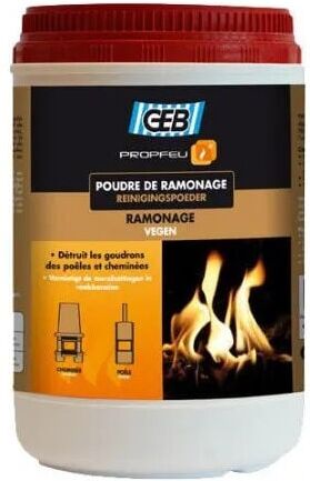 GEB Polvo químico para deshollinamiento de chimeneasPropfeu: tarro de 900 g GEB Polvo químico para deshollinamiento de chimeneasPropfeu: tarro de 900 g