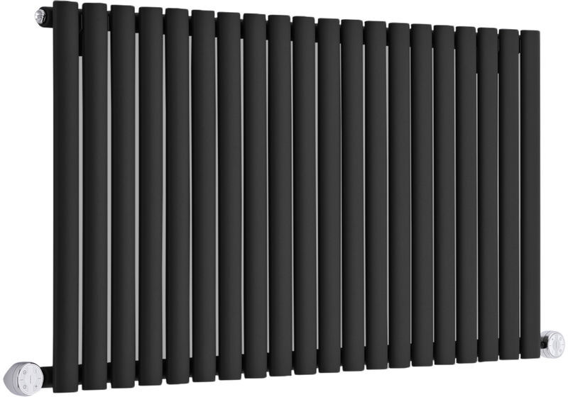 Hudson Reed - Radiador de Diseño Eléctrico Horizontal - Negro - 635mm x Hudson Reed - Radiador de Diseño Eléctrico Horizontal - Negro - 635mm x