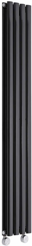 Hudson Reed - Radiador de Diseño Eléctrico Vertical Doble - Negro Hudson Reed - Radiador de Diseño Eléctrico Vertical Doble - Negro