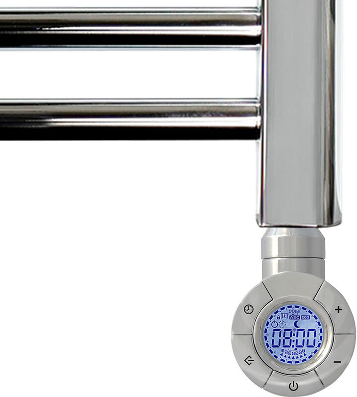 FACULA Radiador Toallero Eléctrico Fluido Cromado Programable 700w FACULA Radiador Toallero Eléctrico Fluido Cromado Programable 700w