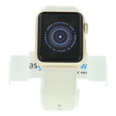 Apple Watch Sport (Gen. 1) 38mm aluminio dorado con pulsera deportiva blanco aluminio dorado - Reacondicionado: muy bueno   30 meses de garantía Apple Watch Sport (Gen. 1) 38mm aluminio dorado con pulsera deportiva blanco aluminio dorado - Reacondicionado: muy bueno   30 meses de garantía