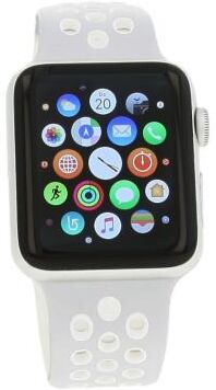 Apple Watch (Series 2) 42mm aluminio plateado con Nike+ pulsera deportiva plateado/blanco aluminio plateado - Reacondicionado: buen estado   30 meses Apple Watch (Series 2) 42mm aluminio plateado con Nike+ pulsera deportiva plateado/blanco aluminio plateado - Reacondicionado: buen estado   30 meses