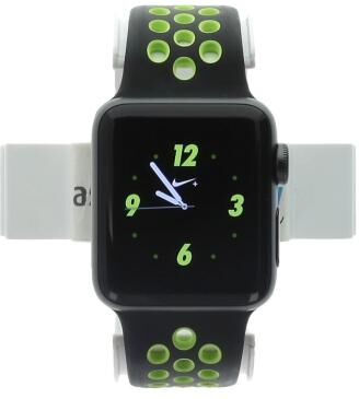 Apple Watch Series 2 aluminio gris oscuro 38mm con Nike+ pulsera deportiva negro/volt aluminio gris oscuro - Reacondicionado: muy bueno   30 meses de Apple Watch Series 2 aluminio gris oscuro 38mm con Nike+ pulsera deportiva negro/volt aluminio gris oscuro - Reacondicionado: muy bueno   30 meses de