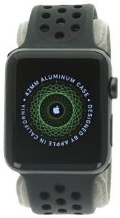 Apple Watch Series 2 aluminio gris oscuro 42mm con Nike+ pulsera deportiva negro aluminio gris oscuro - Reacondicionado: buen estado   30 meses de Apple Watch Series 2 aluminio gris oscuro 42mm con Nike+ pulsera deportiva negro aluminio gris oscuro - Reacondicionado: buen estado   30 meses de