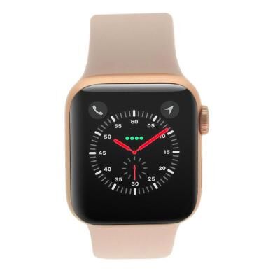 Apple Watch Series 4 aluminio dorado 40mm con pulsera deportiva rosa arena (GPS) aluminio dorado rosa - Reacondicionado: buen estado   30 meses de