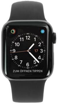 Apple Watch Series 4 acero inoxidable negro 40mm con pulsera deportiva negro (GPS+Cellular) acero inoxidable space negro - Reacondicionado: muy bueno