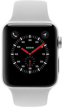 Apple Watch Series 3 aluminio plateado 42mm con pulsera deportiva blanco (GPS + Cellular) aluminio plateado - Reacondicionado: muy bueno   30 meses de Apple Watch Series 3 aluminio plateado 42mm con pulsera deportiva blanco (GPS + Cellular) aluminio plateado - Reacondicionado: muy bueno   30 meses de