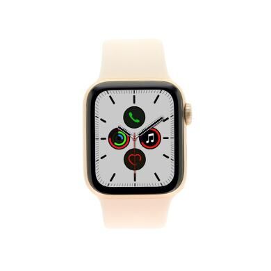 Apple Watch Series 5 aluminio dorado 40mm con pulsera deportiva rosa arena (GPS + Cellular) dorado - Reacondicionado: muy bueno   30 meses de garantía