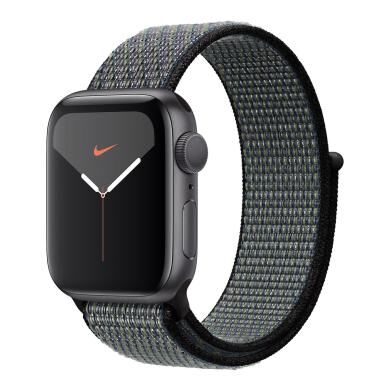 Apple Watch Series 4 Nike+ aluminio gris 40mm con pulsera deportiva Loop negro (GPS) gris - Reacondicionado: como nuevo   30 meses de garantía   Envío