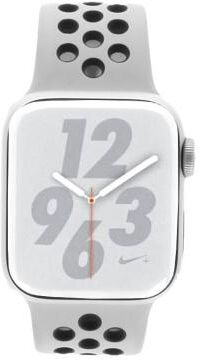 Apple Watch Series 4 Nike+ aluminio plateado 40mm con pulsera deportiva platinum/negro (GPS) plateado - Reacondicionado: muy bueno   30 meses de Apple Watch Series 4 Nike+ aluminio plateado 40mm con pulsera deportiva platinum/negro (GPS) plateado - Reacondicionado: muy bueno   30 meses de
