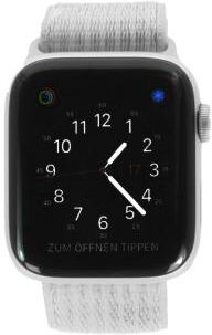 Apple Watch Series 4 Nike+ aluminio plateado 44mm con pulsera deportiva Loop blanco (GPS) plateado - Reacondicionado: como nuevo   30 meses de Apple Watch Series 4 Nike+ aluminio plateado 44mm con pulsera deportiva Loop blanco (GPS) plateado - Reacondicionado: como nuevo   30 meses de