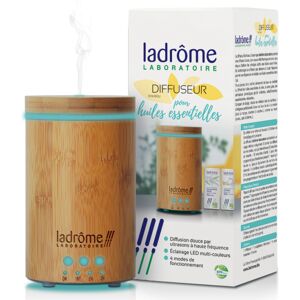 Ladrôme Difusor ultrasónico de bambú para aceites esenciales