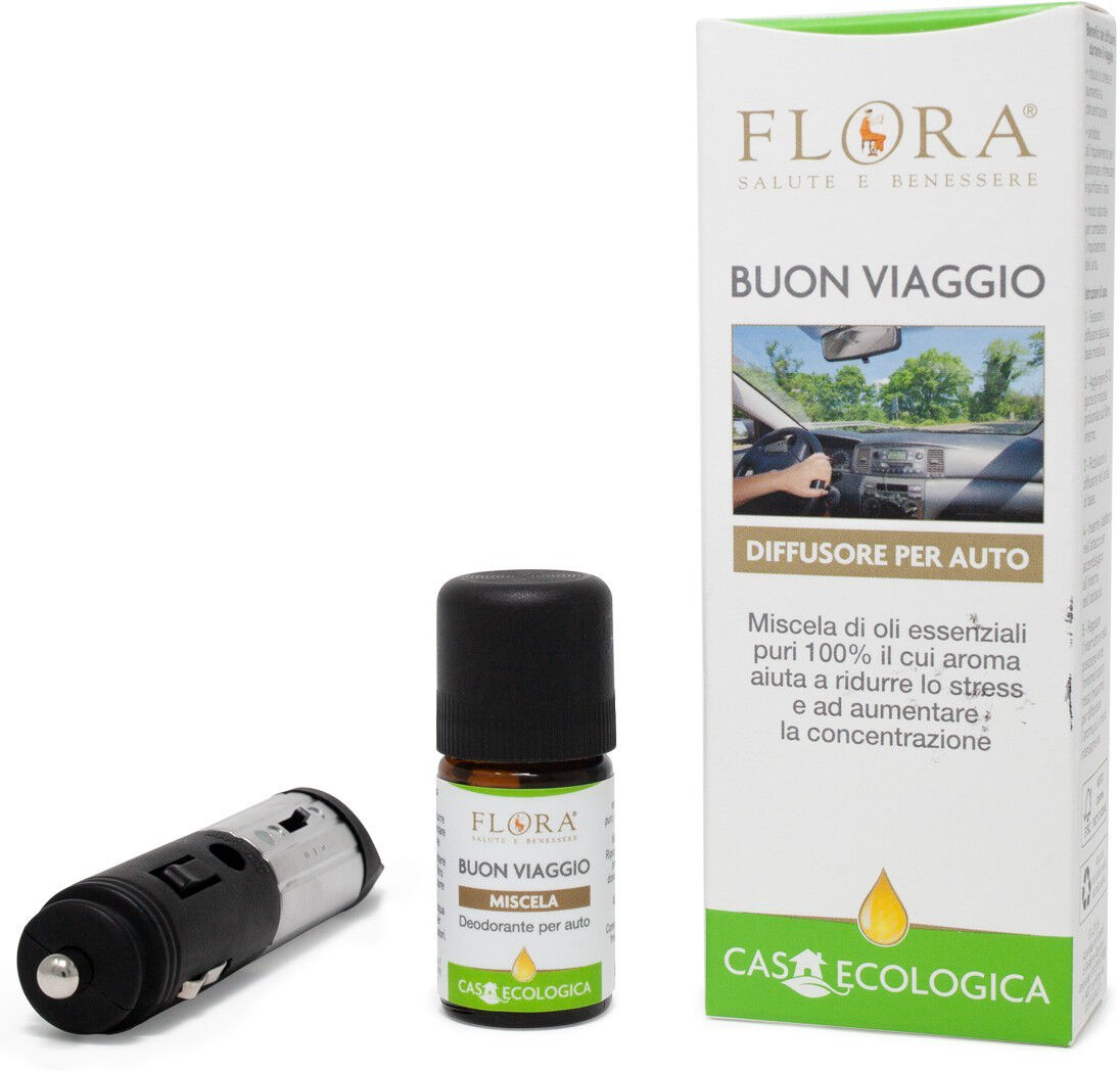 Flora Difusor eléctrico para coche Buen Viaje Casa Ecológica