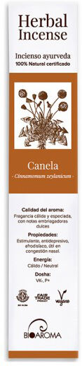 BioAroma Incienso ayurveda de Canela