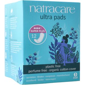 Natracare Compresas Ultra súper plus plegadas sin alas Natracare Compresas Ultra súper plus plegadas sin alas