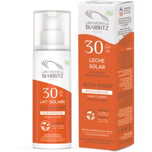 Lab. Biarritz Leche solar cara y cuerpo FPS 30 Alga Maris