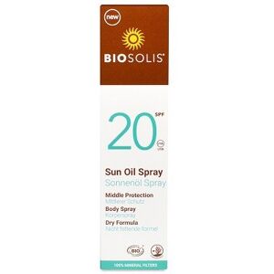 BioSolis Aceite solar fórmula seca FPS 20 en spray