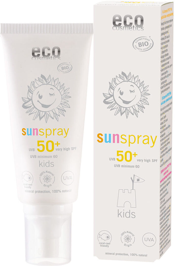 Eco Cosmetics Spray solar para niños FPS 50+ Kids