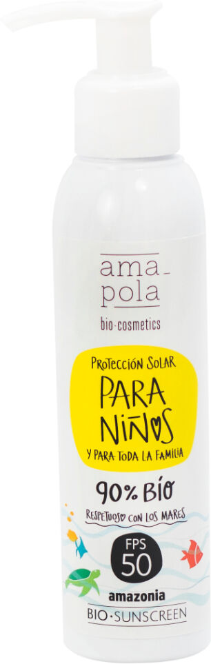 Amapola bio·cosmetics Protector solar para niños y para toda la familia FPS 50